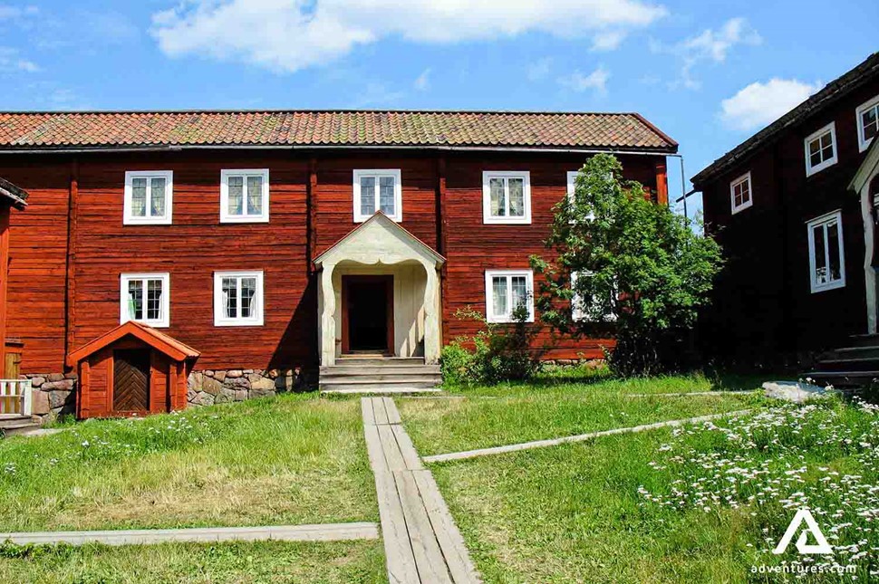 an old building in skansen in stockholm