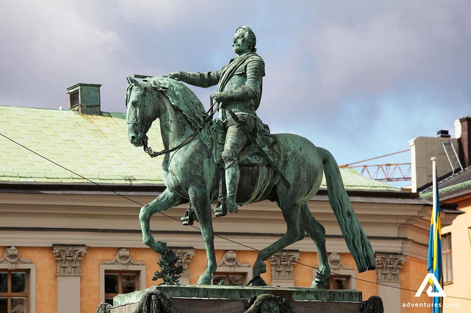 statue of king gustav adolf in gothenburg