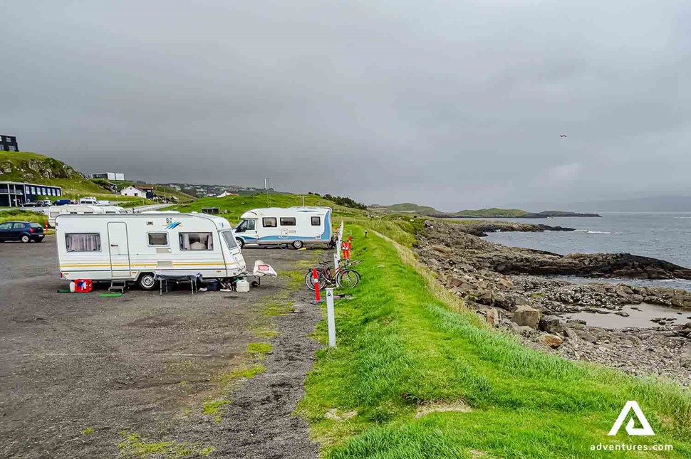 campervan campsite and parking in faroe islands