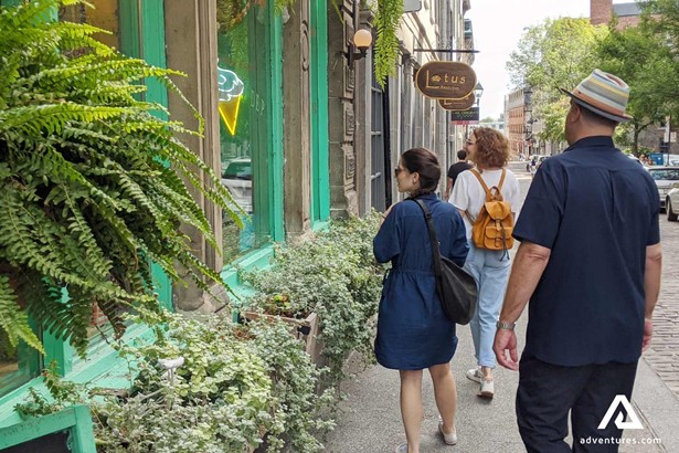 people Walking Around Old Montreal