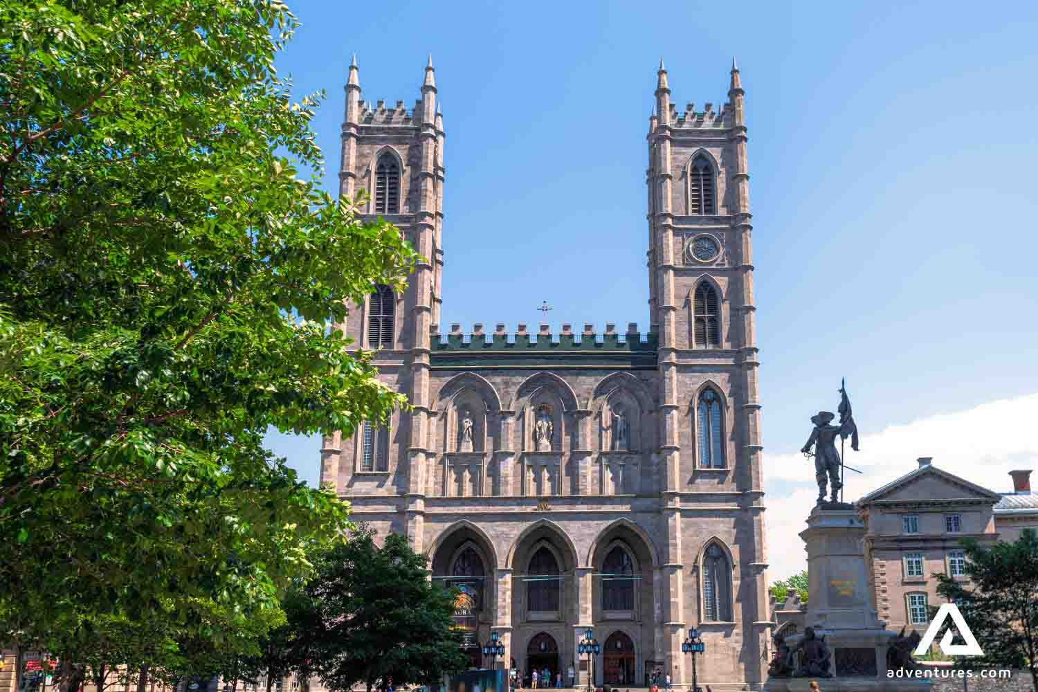 notre dame basilica in montreal city canada
