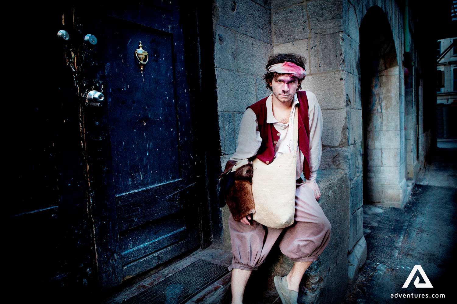 Actor Man on a Sightseeing tour in montreal