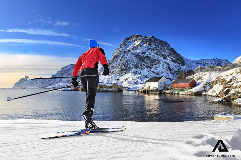 cross country skiing in norway at winter