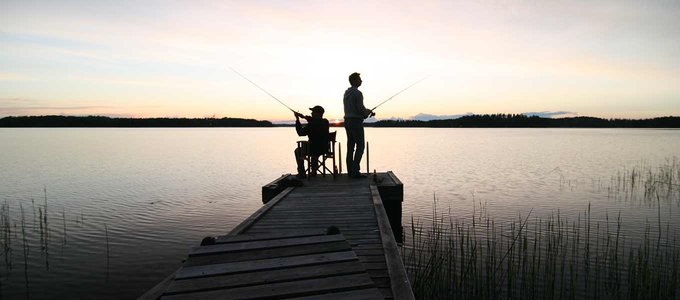 Ice Fishing During Wintertime and Fishing During Summertime 