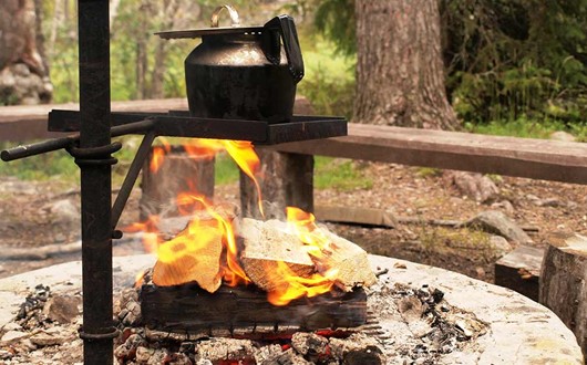 A Cooking Experience by an Open Fire