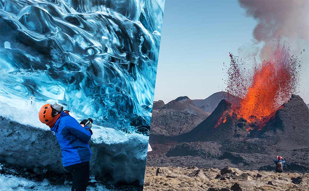 4 Day  Golden Circle, South Coast & Volcano Eruption Site