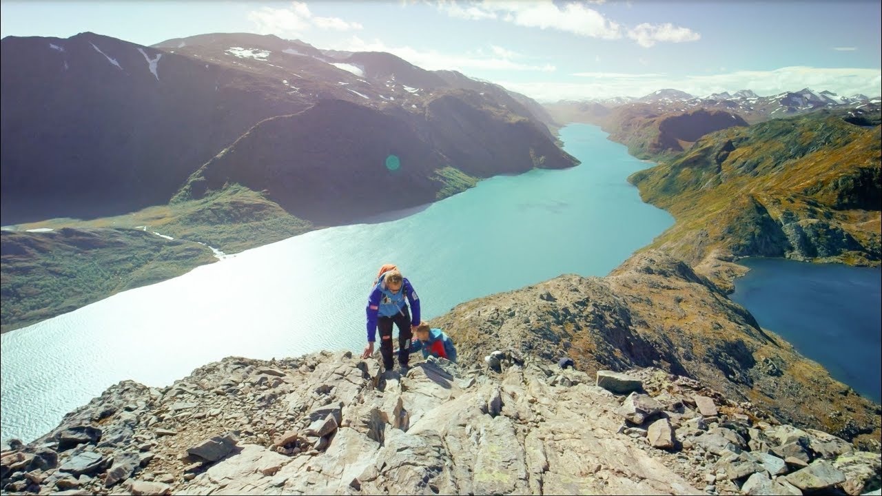 Besseggen ridge in Jotunheimen National Park