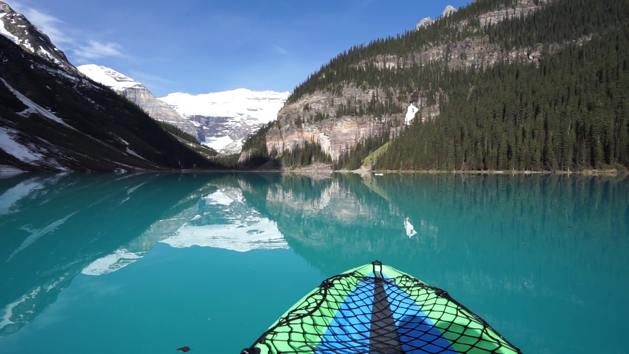 Kayaking on Lake Louise