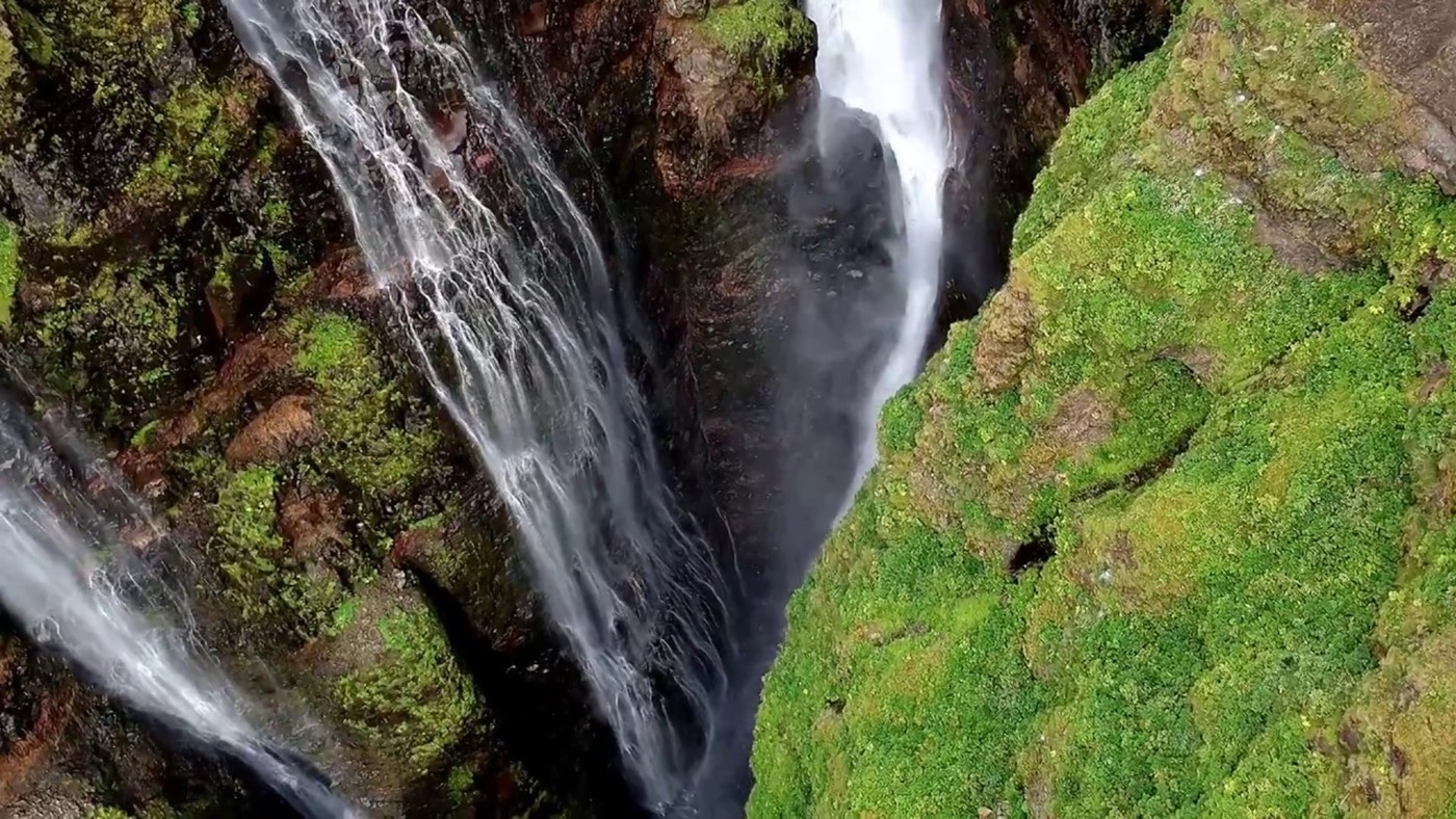 Iceland Road Trip - Waterfall Glymur by DJI Spark