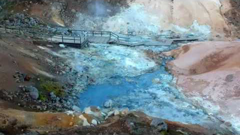 Iceland Road Trip - Geothermal Field Seltún-Krýsuvík by DJI Spark