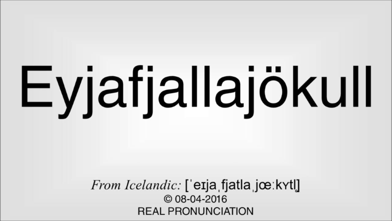 Video with pronunciation