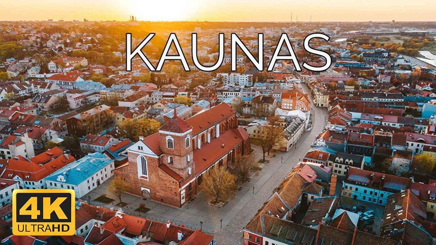 Kaunas, Lithuania 🇱🇹 | 4K Drone Footage