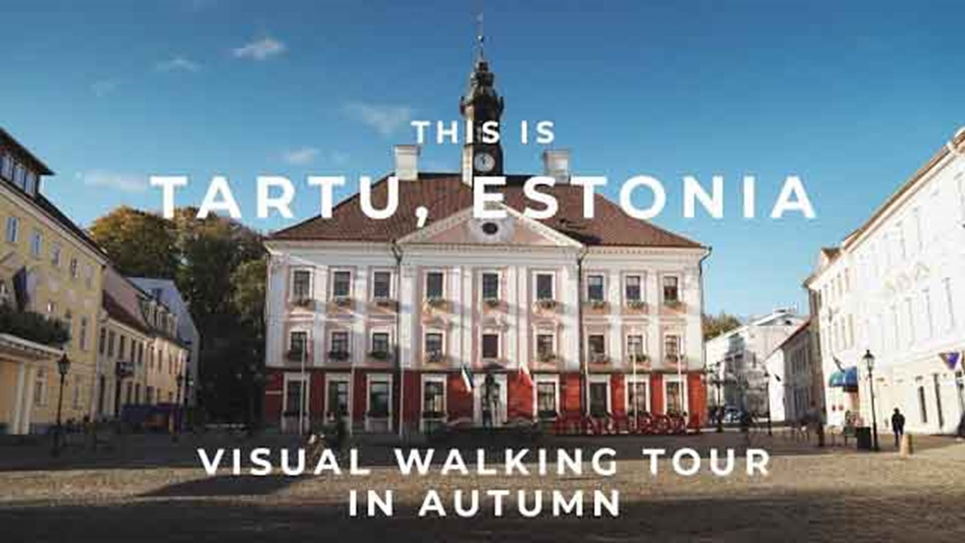 TARTU, ESTONIA - AUTUMN VISUALS 4K