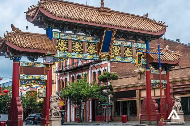 chinatown architecture in vancouver in canada