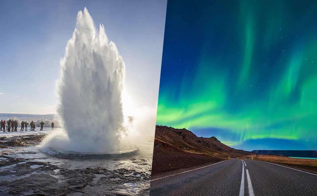 Golden Circle, Secret Lagoon, Kerið & Aurora Borealis