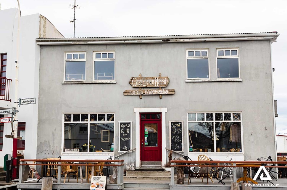 bistro cafe in dalvik in iceland