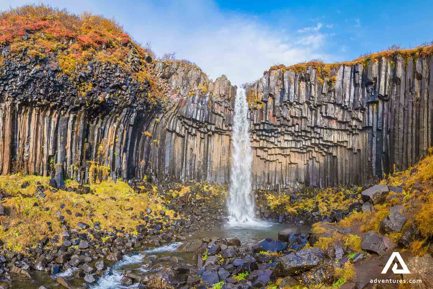 Svartifoss Waterfall in Iceland