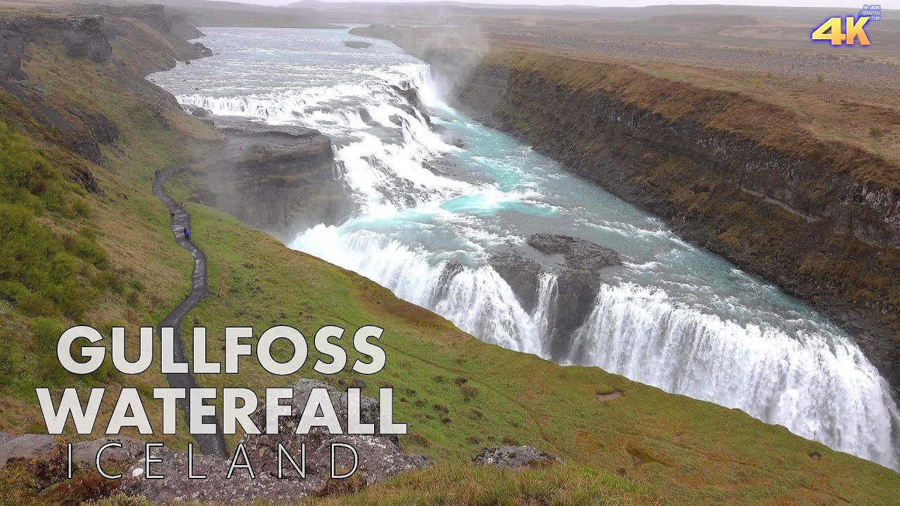 GULLFOSS WATERFALL - ICELAND 2021 4K