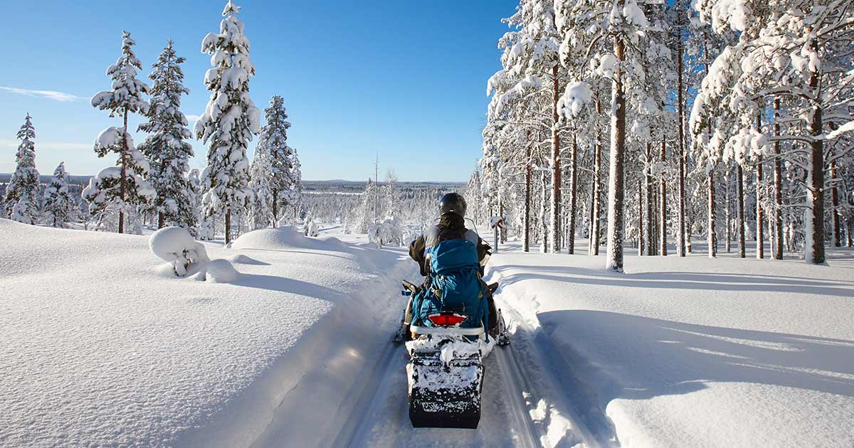 Snowmobiling Adventures in Levi 