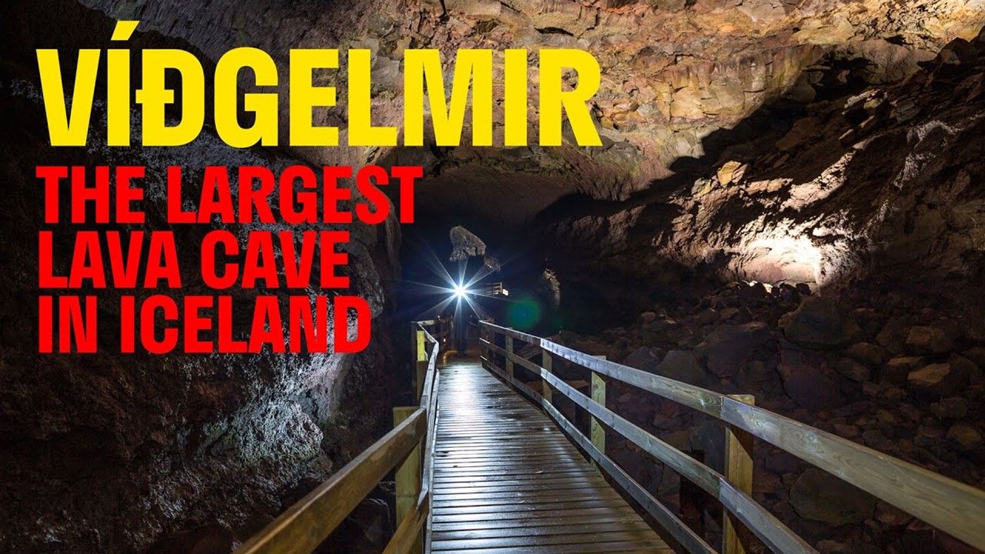 Víðgelmir - the largest lava cave in Iceland