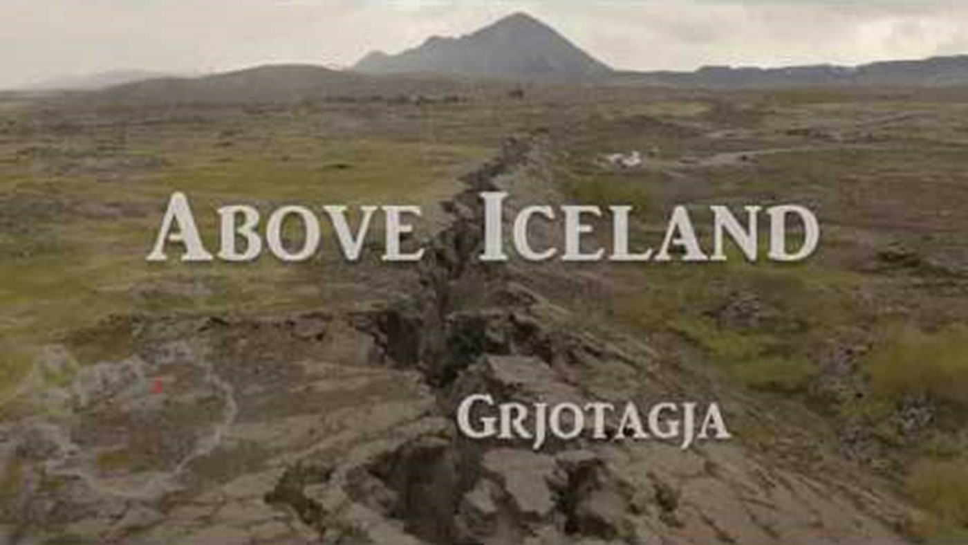 Above Iceland - Grjotagja
