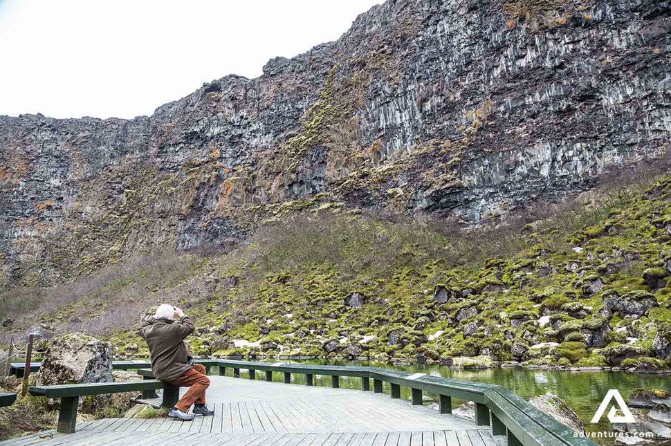 north iceland asbyrgi canyon viewing platform