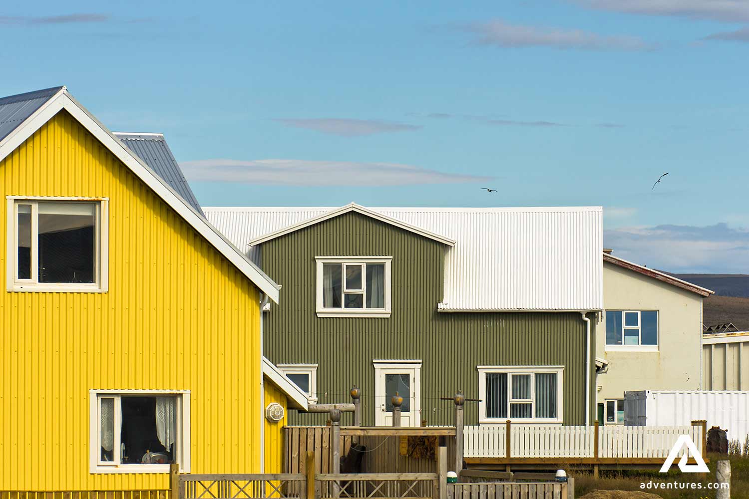 grindavik town colorful architecture