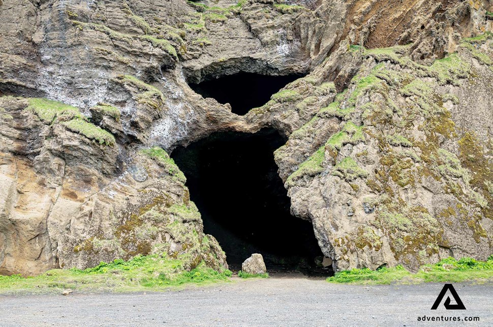 a view of yoda cave in iceland