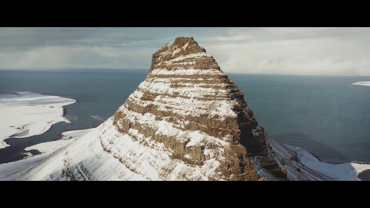 FlyingBy - Kirkjufell Mountain Iceland - DJI Mavic 2 Pro