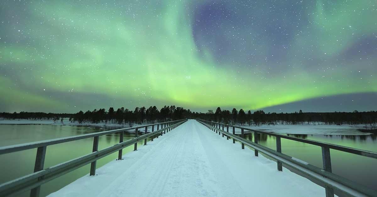 Reflections of the Northern Lights