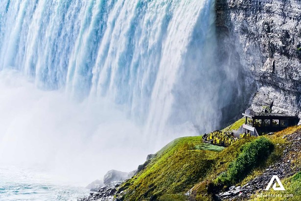 Niagara Falls viewing platform in Canada