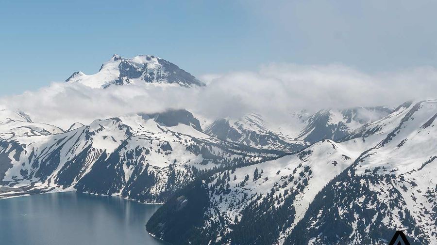 Snowy Garibaldi Mountain