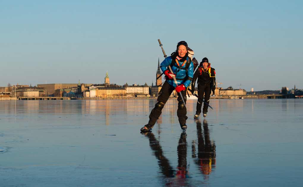 Ice Skating in Stockholm