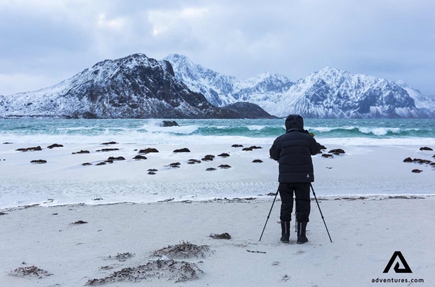 photographer in lofoten islands norway