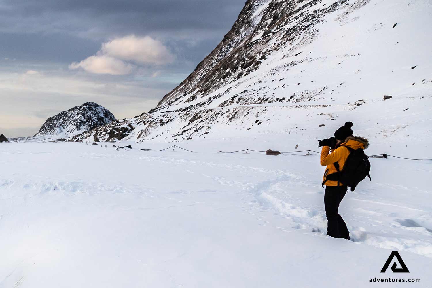 winter snowy landscape in norway