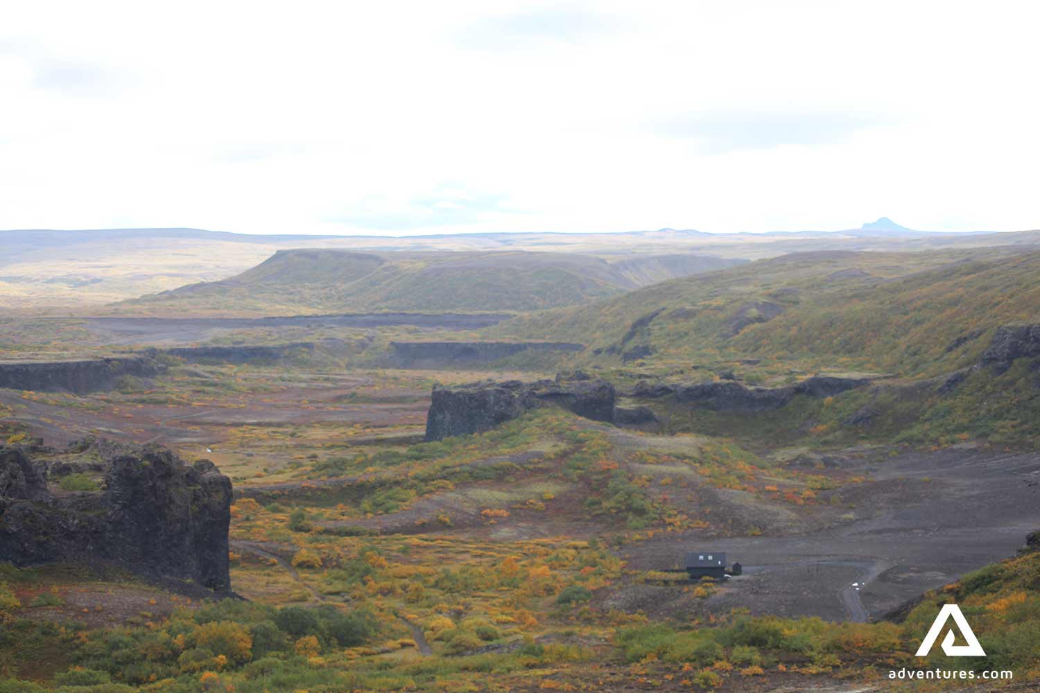 askja area view in iceland