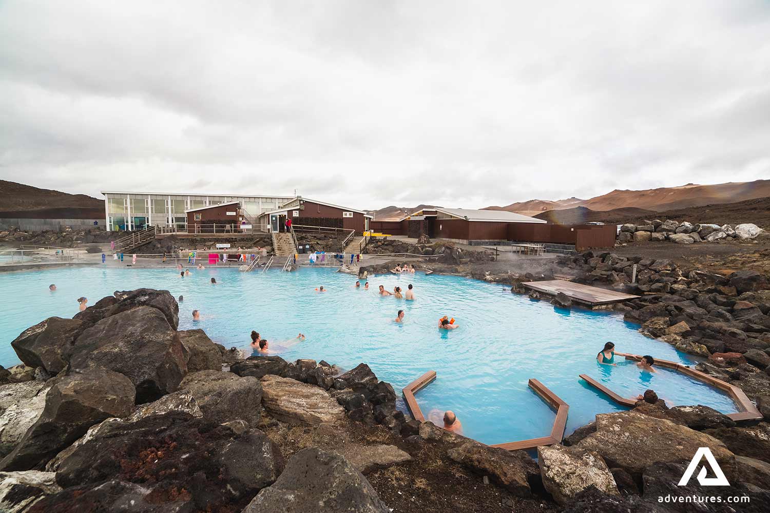 myvatn nature baths view in iceland
