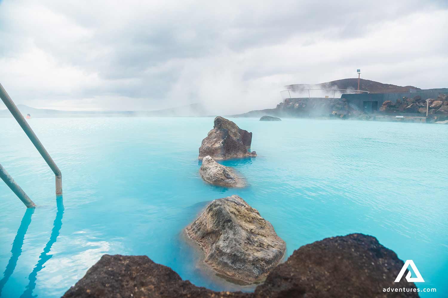 rocks in myvatn nature baths in iceland