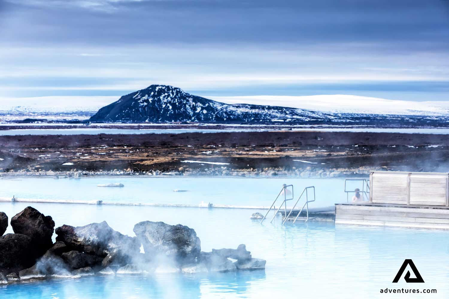 myvatn baths in winter