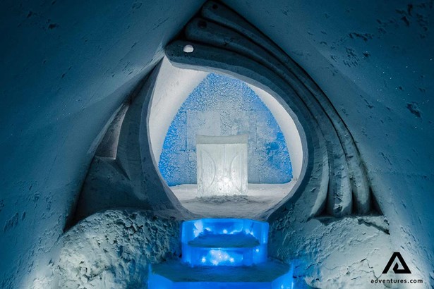 snow hotel room in Finland