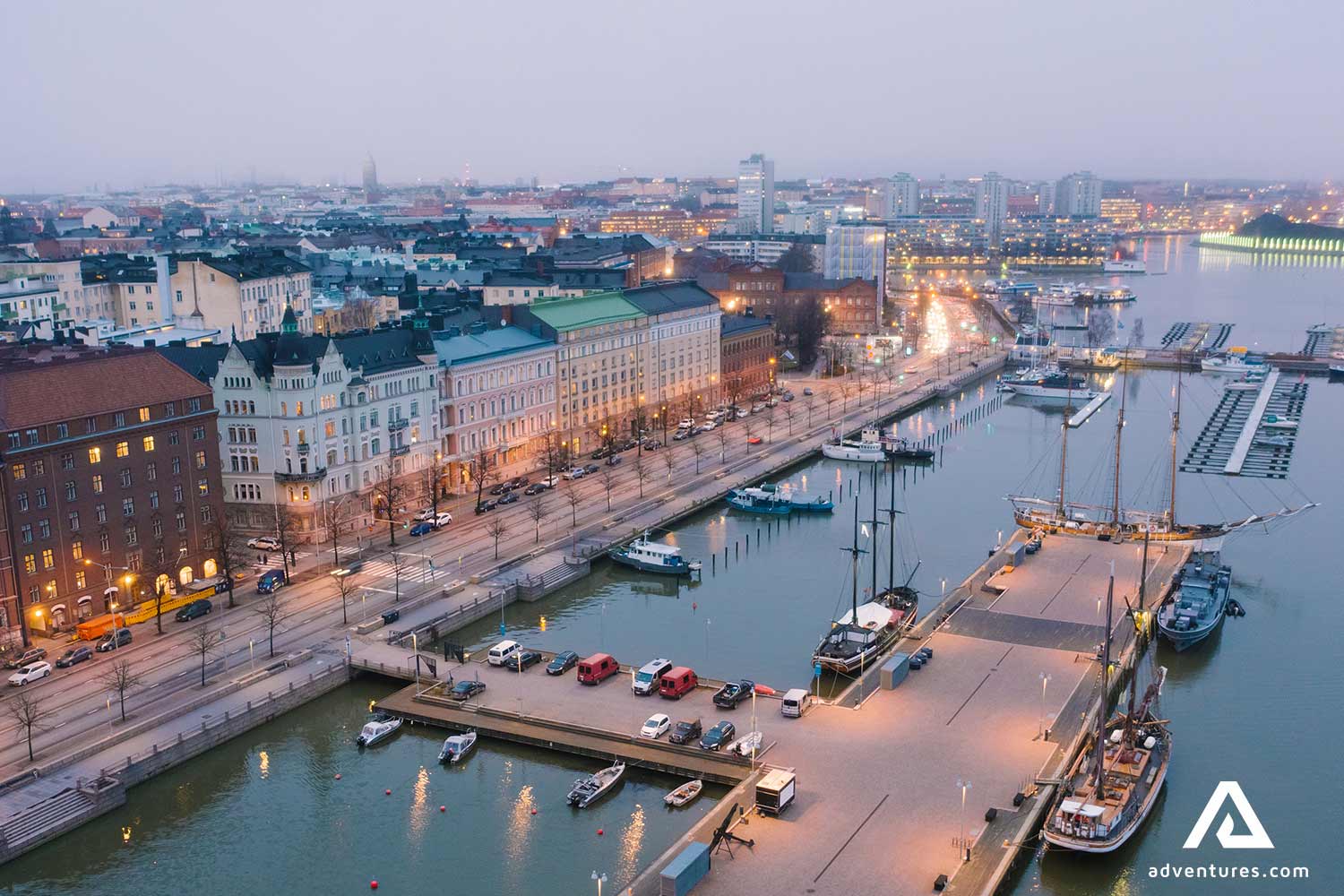 seaside scenery of Helsinki in Finland