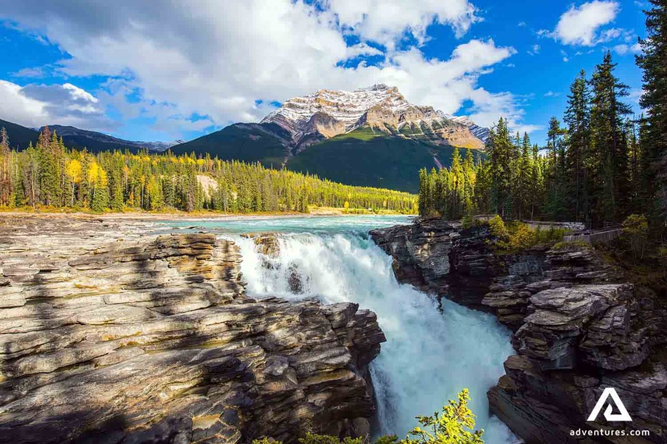 Athabasca Falls in Canada