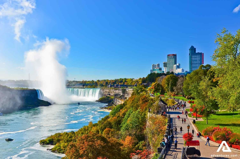 Sunny Niagara Falls in Canada