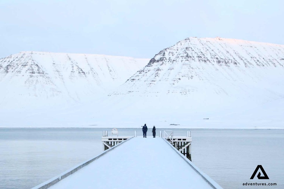 Snowy Winter Westfjords of Iceland