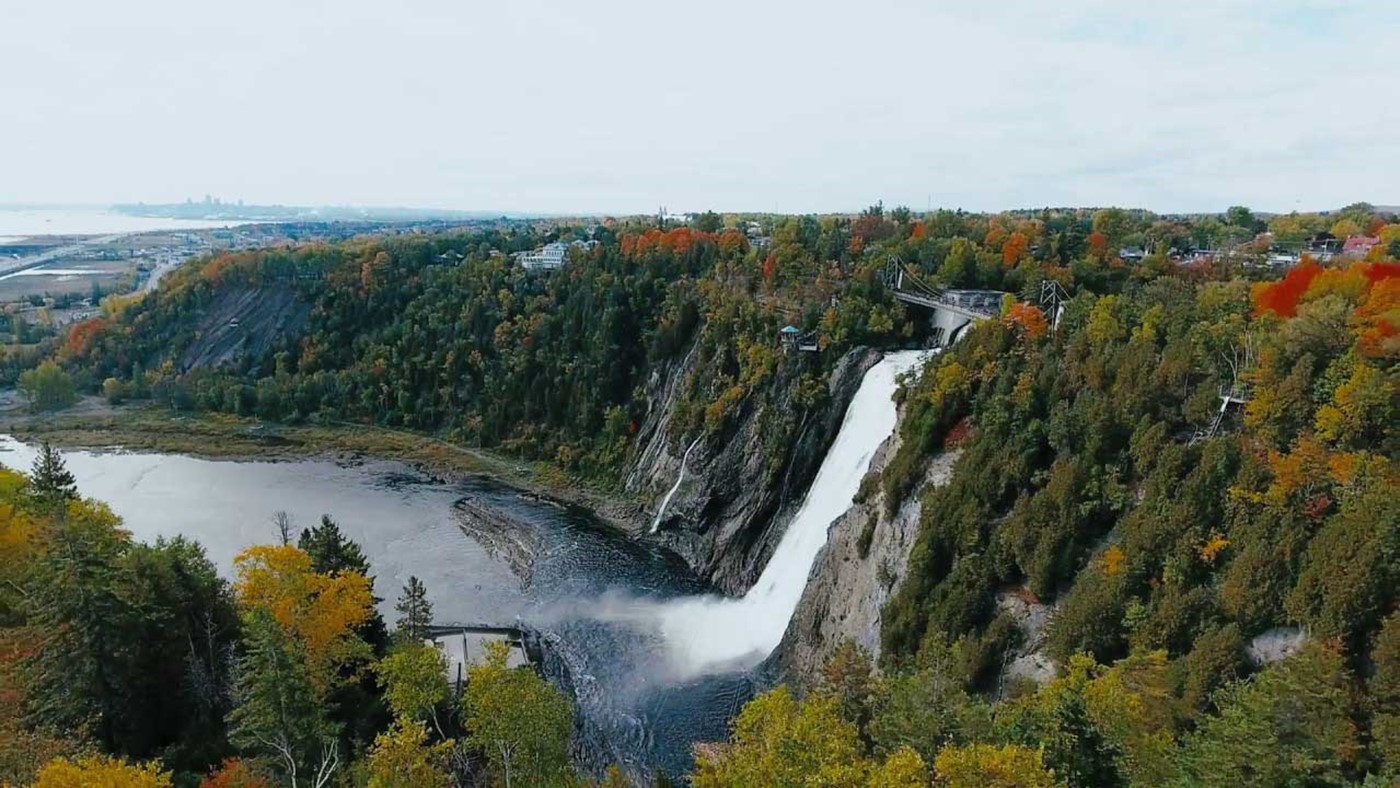 Montmorency Falls - Quebec, Canada (4K) (HD)