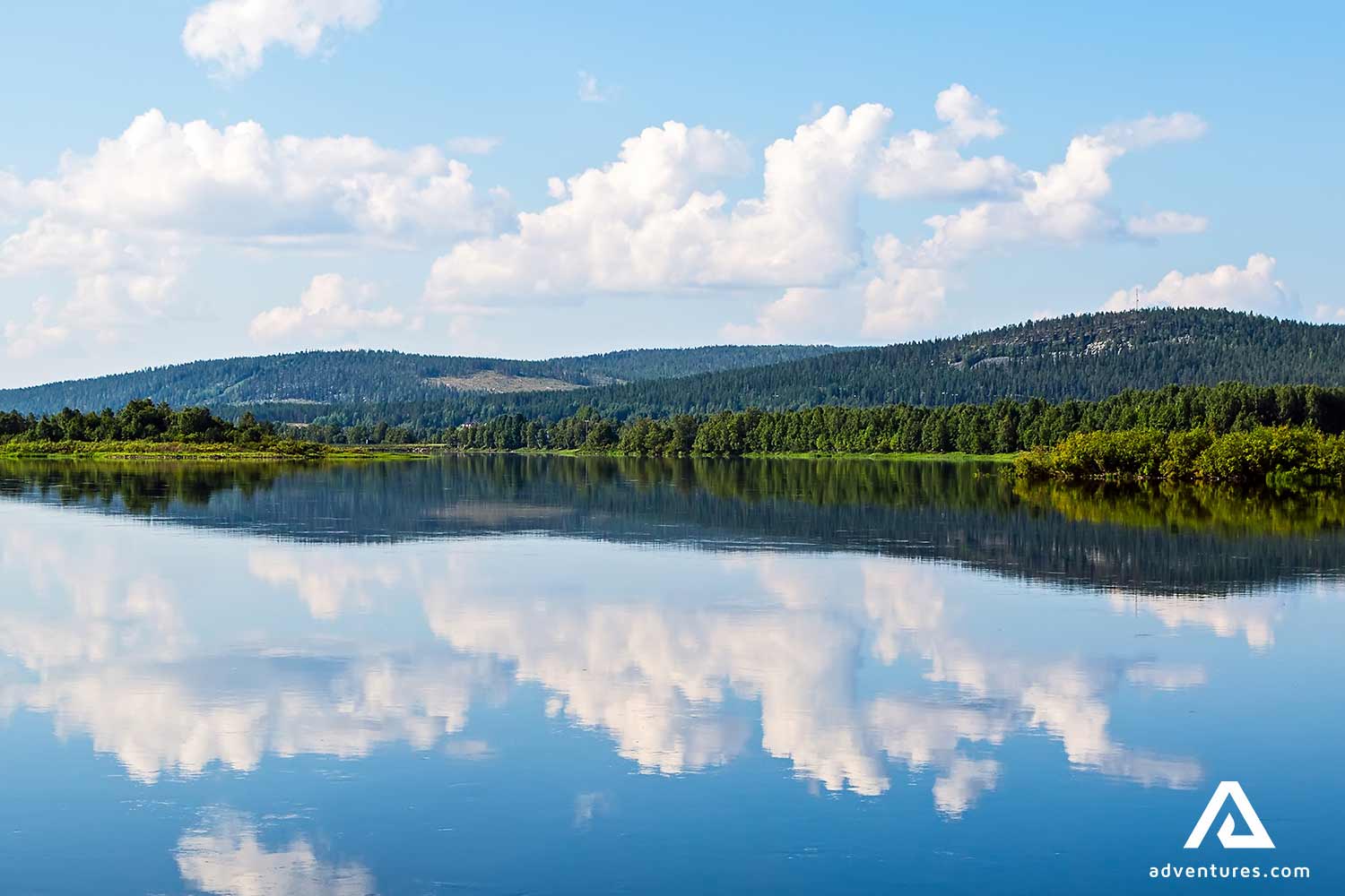 Lake Torne in Sweden 