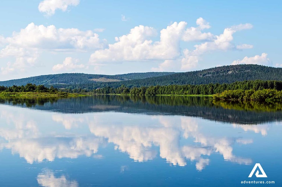 Lake Torne in Sweden 