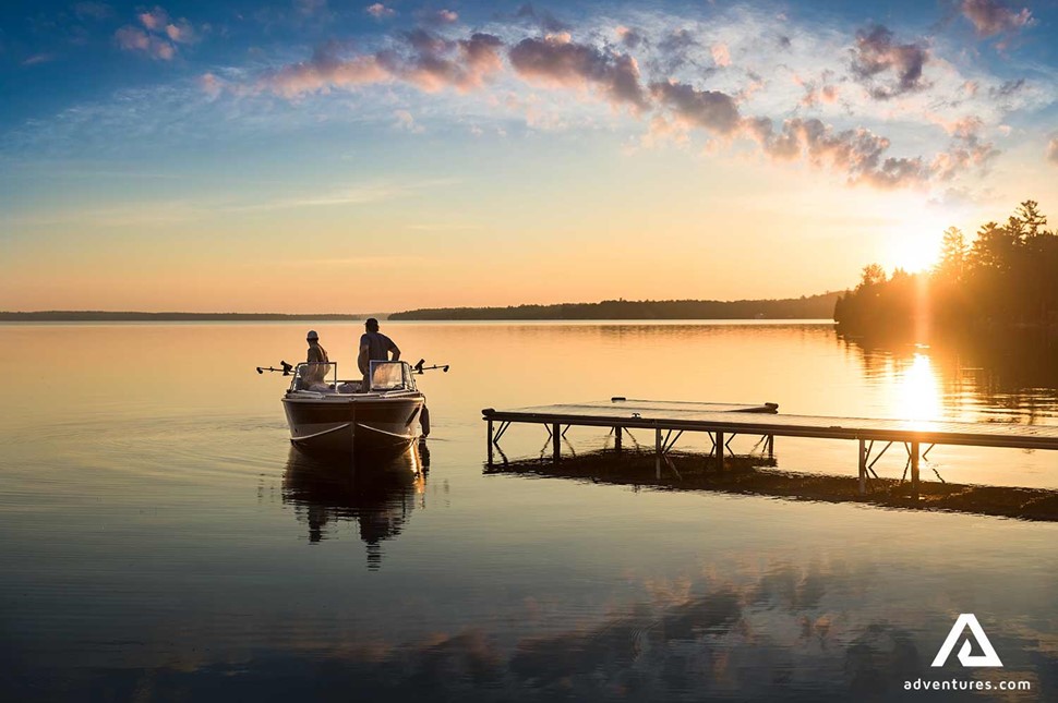 Lake Sunset in Canada