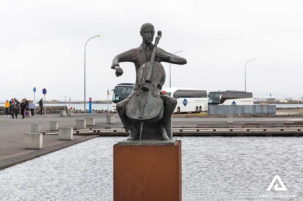 Sculpture in Reykjavik Iceland