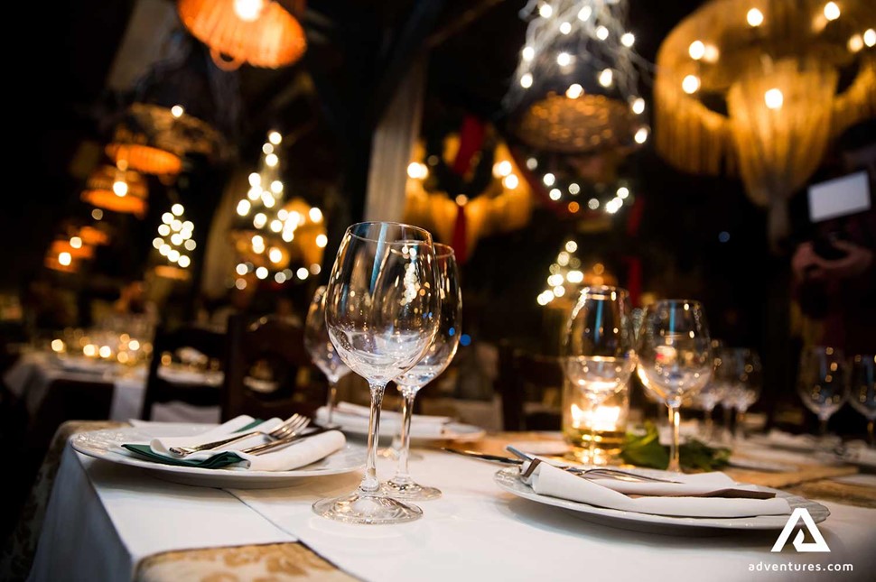 Restaurant Table in Harpa Concert Hall